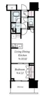 オープンレジデンシア大須FRONT【4階】の間取り