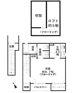 グランヴィスタ四ツ谷の間取り