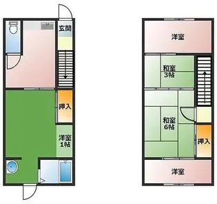 池田アパート【1階】の間取り