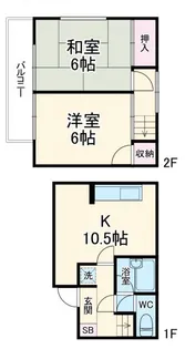 千葉県市川市広尾1【一戸建】の間取り