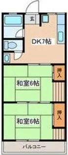 シティハイムエクセレント【2階】の間取り