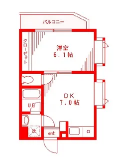ルーチェ・ボナール【2階】の間取り