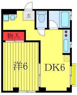 ヴィラ蓮沼【2階】の間取り