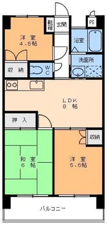 コーポラスSAYA【4階】の間取り