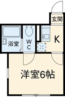 シャンテ小菅II【1階】の間取り