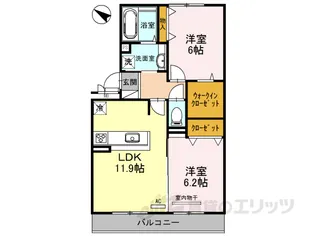 Avant Rivie’re(アヴァンテ リヴィエール)【1階】の間取り