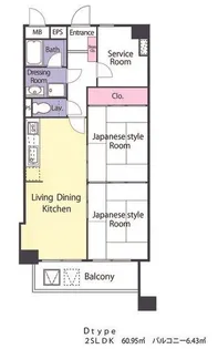 カーサピノ【4階】の間取り