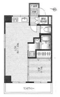朝日南麻布マンション【8階】の間取り