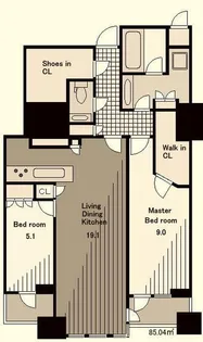 三田ガーデンヒルズ イーストヒル【2階】の間取り