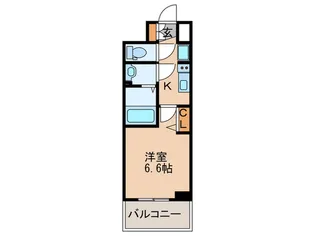 プレサンス塚本グランゲート【10階】の間取り