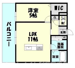 福岡県糟屋郡粕屋町大字内橋【アパート】の間取り