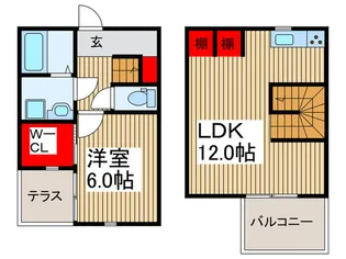 埼玉県川越市寿町1【一戸建】の間取り