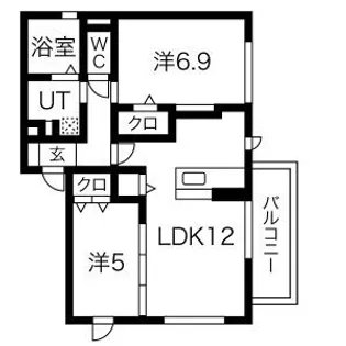 ルピナス【3階】の間取り