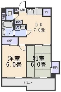 アーバンフラッツ【4階】の間取り