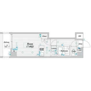 パレ・ホームズ西台【4階】の間取り
