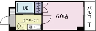 ベルビー川崎【7階】の間取り