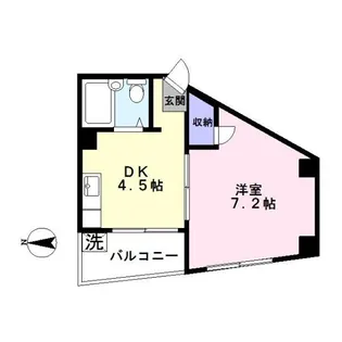 シャインハイム大谷田【4階】の間取り