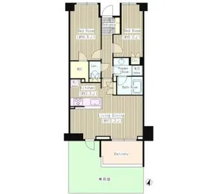 OASE用賀WEST【1階】の間取り