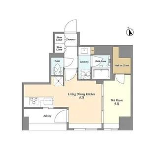 MODIER GINZA EAST(モディア銀座イースト)【5階】の間取り