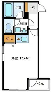 フラシア亀戸【4階】の間取り