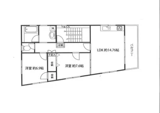 メゾン東浦和【2階】の間取り