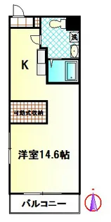 プレイズレイ【4階】の間取り
