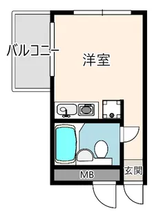 WEST-ONEII【7階】の間取り