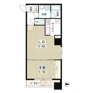 アクアコート【9階】の間取り