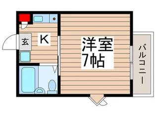 プラムハイツ【2階】の間取り