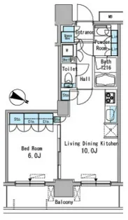 パークアクシス東十条【13階】の間取り