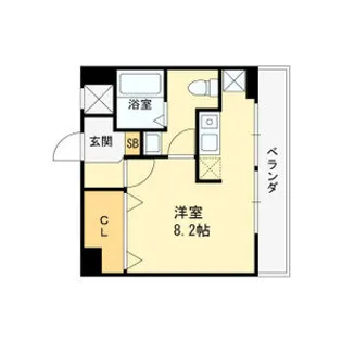 プール・トゥジュール梅田ウエストII【6階】の間取り