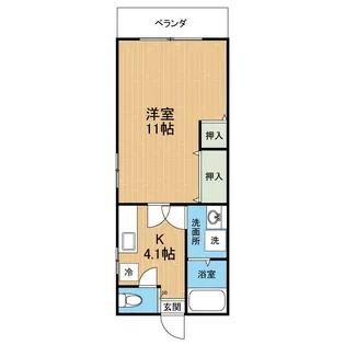 セリシール下南部【2階】の間取り