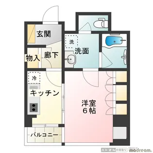 ポンテドゥーエ【4階】の間取り