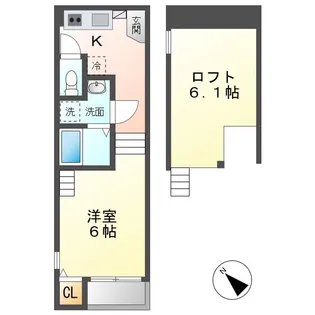 stage徳重(ステージ徳重)【2階】の間取り