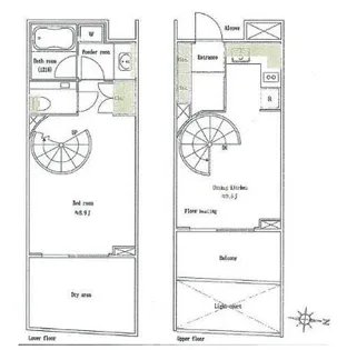 ピアース西麻布【3階】の間取り