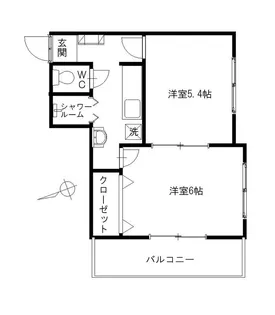 岩渕宝マンション【3階】の間取り