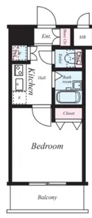 ヴィーダ御茶ノ水【8階】の間取り