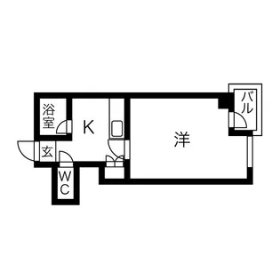 藤井ビル北17条III【5階】の間取り