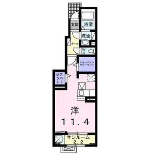 ペイサージュ【1階】の間取り