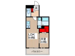 Four Leaf【4階】の間取り