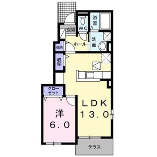 サピーII【1階】の間取り