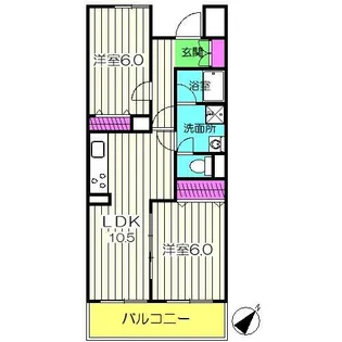 モアレ横浜富士見町【9階】の間取り