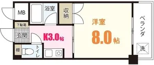 エムビル(祇園3丁目)【3階】の間取り