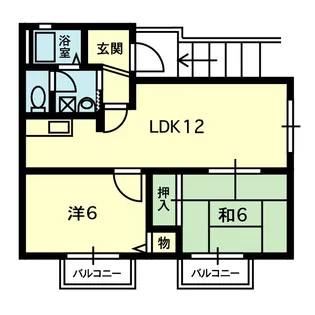ディアス・ガーデン【2階】の間取り