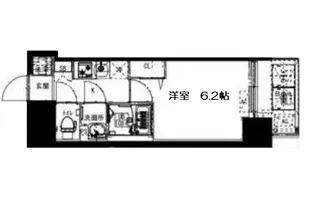 Alivis福島海老江(旧:フォーリアライズ福島ルノン)【9階】の間取り