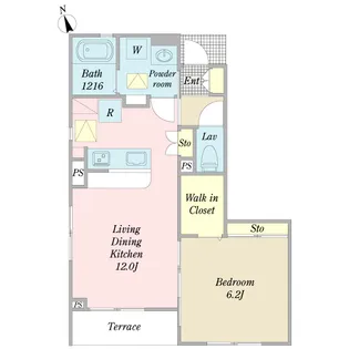 エムズ・ブリエ【1階】の間取り