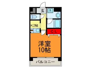 ジュネス花園【4階】の間取り