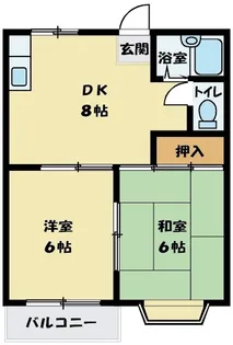 ブーケ B【2階】の間取り