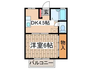 ハイムフジ【2階】の間取り