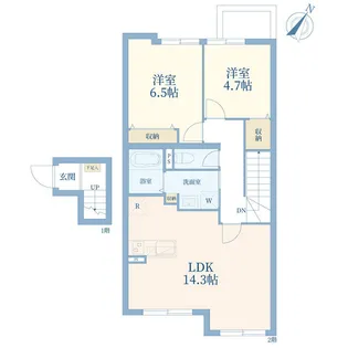 リシェス幡ヶ谷【3階】の間取り